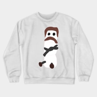 Marshmallow Candy Ron Swanson Crewneck Sweatshirt